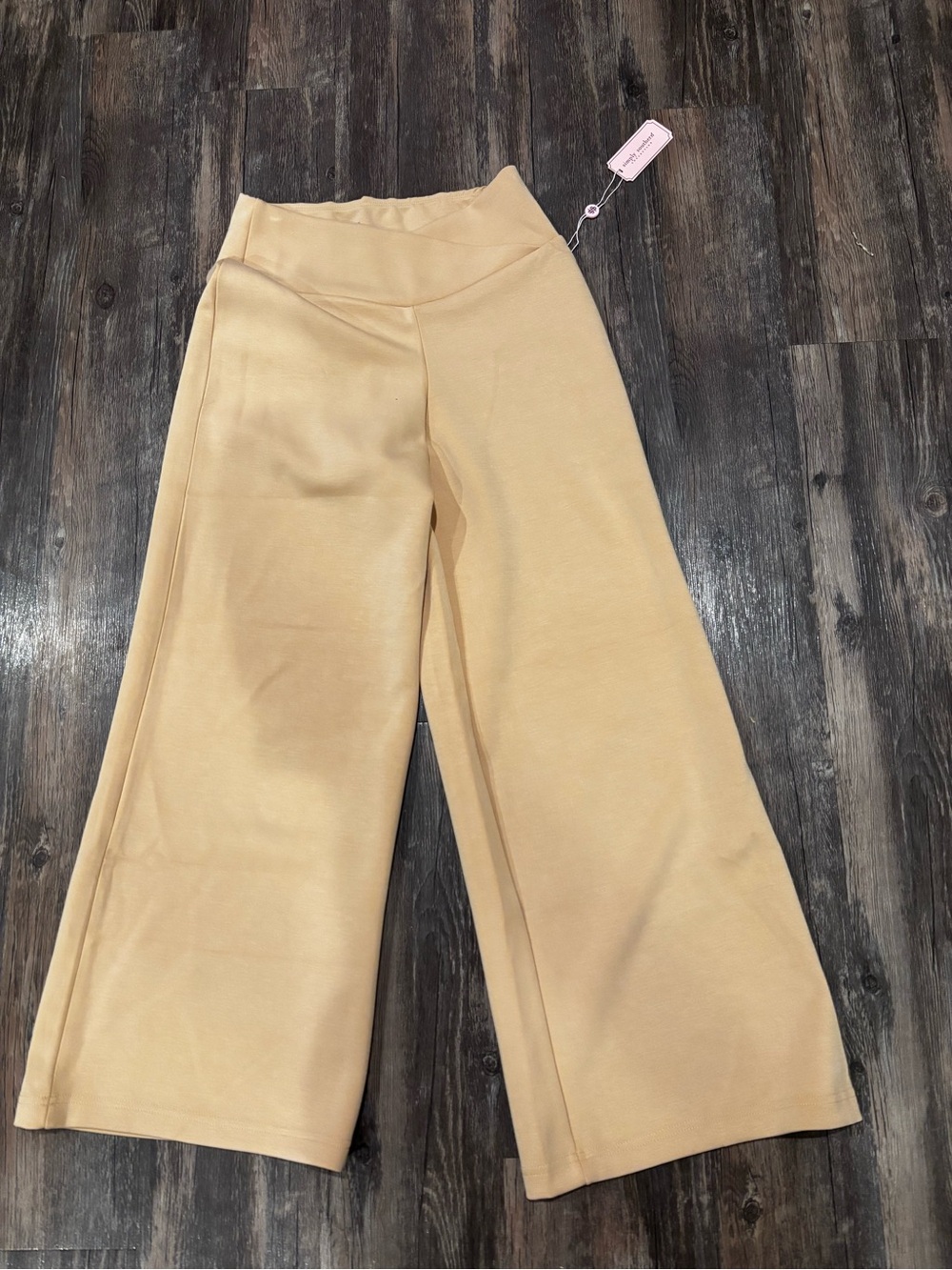 NEW simply southern latte wide Leg Knit Pants SO SOFT